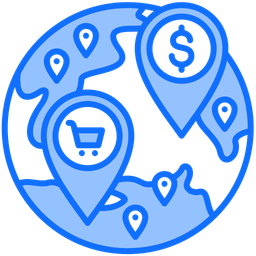 Globaler Markt  Symbol