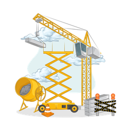 Construction crane  Icon