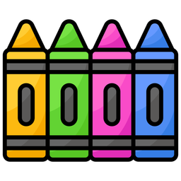 Crayon Colors  Icon