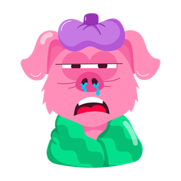 Cool Pig  Icon