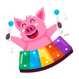 Cute Pig  Icon