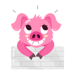 Cute Pig  Icon