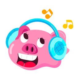 Cute Pig  Icon