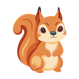 Cartoon Squirrel  Icon