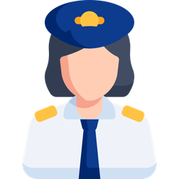 Piloto feminina  Ícone