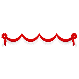 Indonesian Flag Hanging Decoration  Icon