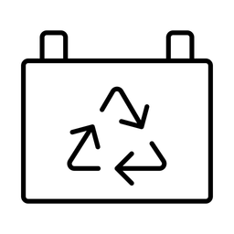 Batterie-Recycling  Symbol