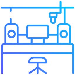 Audio-Aufnahmestudio  Symbol