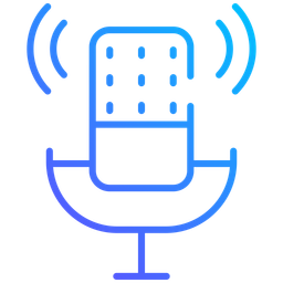 Broadcast microphone  Icon