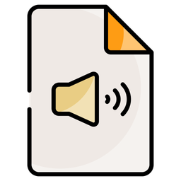 Audio file  Icon