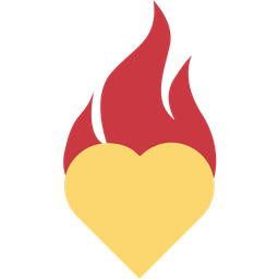 Burning Heart  Icon