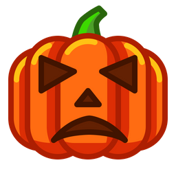 Sad Pumpkin  Icon