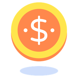 Dollar Coin  Icon