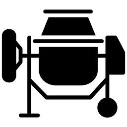 Zementmischmaschine  Symbol