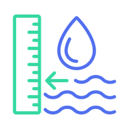 Grundwasserstand  Symbol