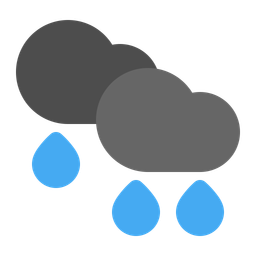 Nieselregen  Symbol