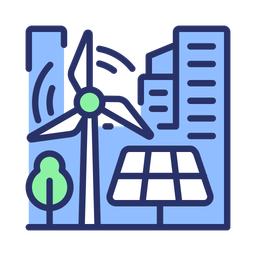 Renewable energy sources  Icon