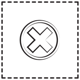 Delete Symbol  Icon