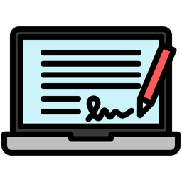 Digital Signature  Icon