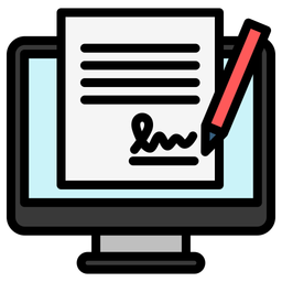 Digital Signature  Icon