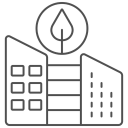 Concept d'éco-ville  Icône