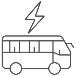 Bus électrique  Icône