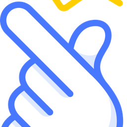 Finger heart  Icon