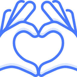 Heart hands  Icon