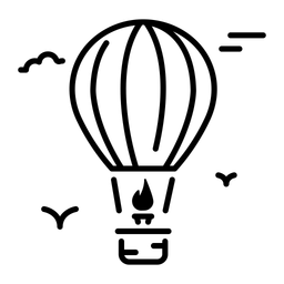 Ballonfahrt  Symbol