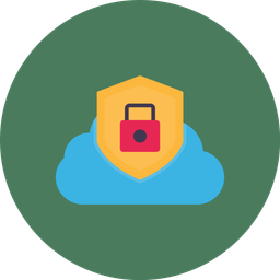 Cloud security  Icon