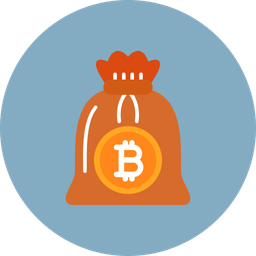 Bitcoin-Tasche  Symbol