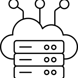 Cloud Server  Icon