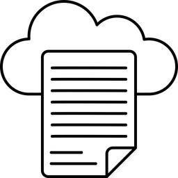 Cloud File  Icon