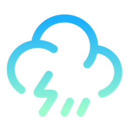 Wolke-Winkel-Regen-Zap  Symbol