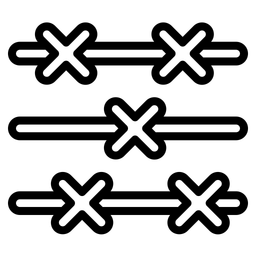 Stacheldraht  Symbol