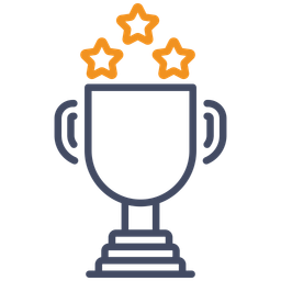 Trophy and stars  Icon