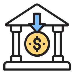 Bank Transaktion  Symbol